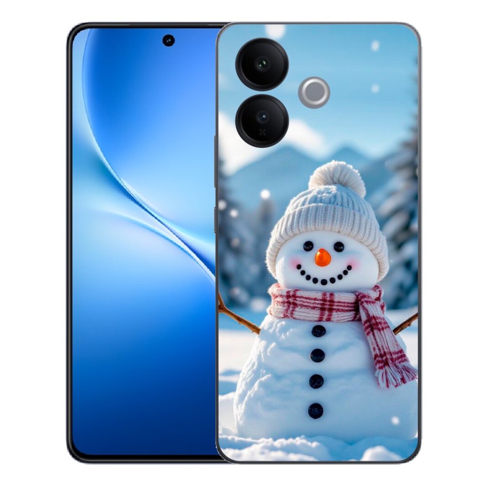 Gélový kryt mmCase na Vivo V70 Lite 5G - snehuliak 3
