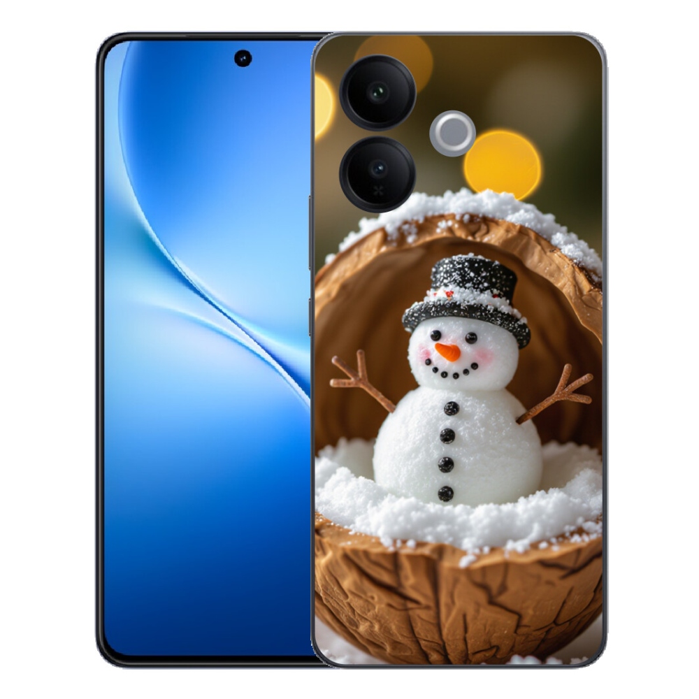 Gélový kryt mmCase na Vivo V70 Lite 5G - snehuliak 4