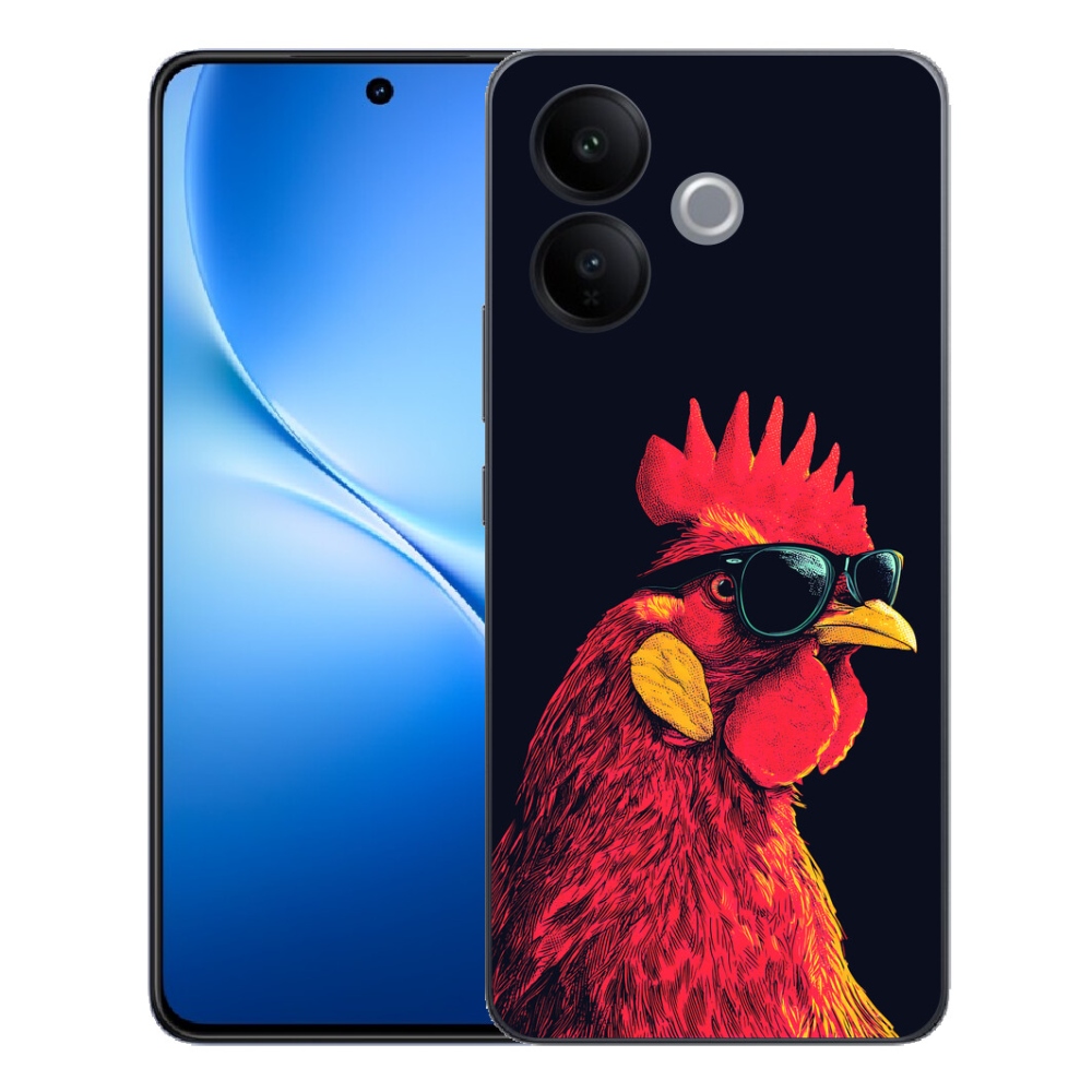 Gélový kryt mmCase na Vivo V70 Lite 5G - štýlový kohút