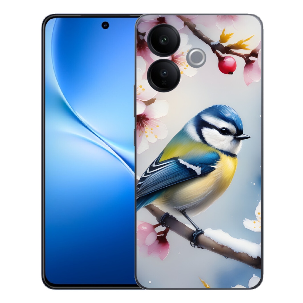 Gélový kryt mmCase na Vivo V70 Lite 5G - sýkorka