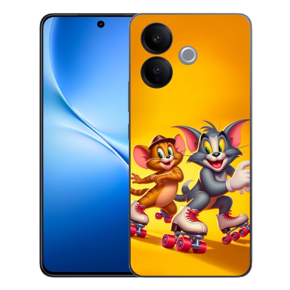 Gélový kryt mm Case na Vivo V70 Lite 5G - tom a jerry
