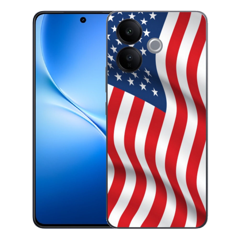 Gélový kryt mmCase na Vivo V70 Lite 5G - USA vlajka