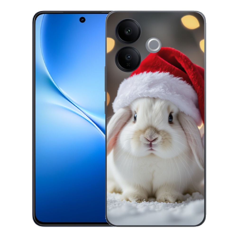 Gélový kryt mmCase na Vivo V70 Lite 5G - vianočný králik