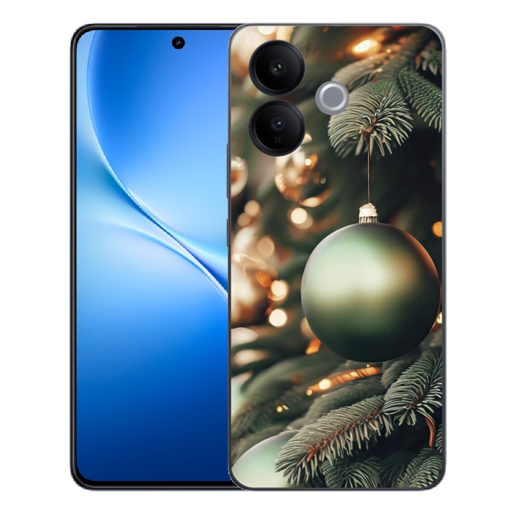 Gélový kryt mmCase na Vivo V70 Lite 5G - vianočné ozdoby 1