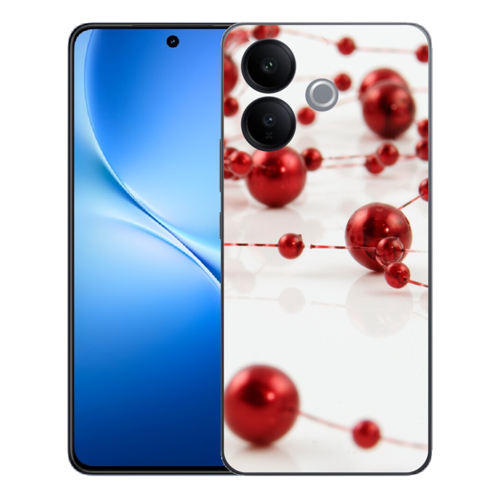 Gélový kryt mmCase na Vivo V70 Lite 5G - vianočná reťaz