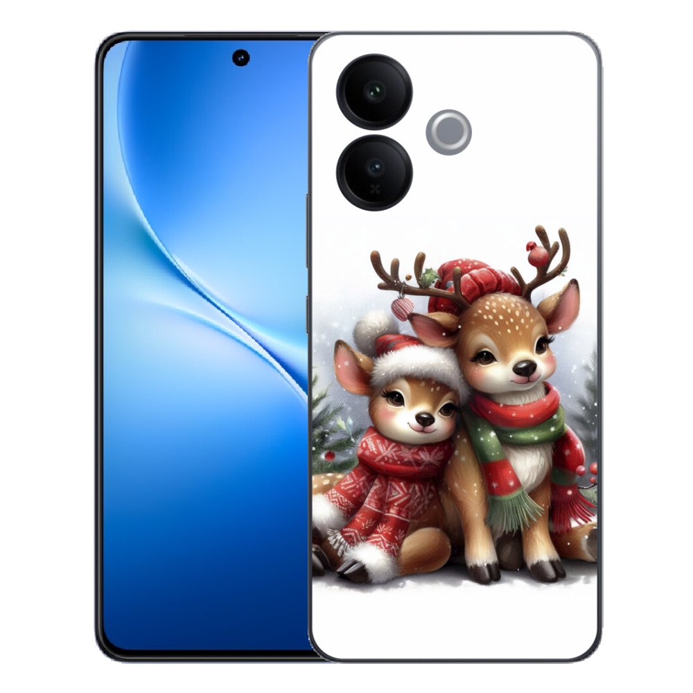 Gélový kryt mmCase na Vivo V70 Lite 5G - vianočné soby