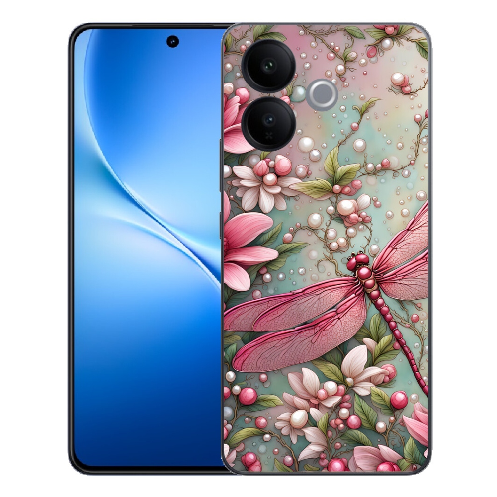 Gélový kryt mmCase na Vivo V70 Lite 5G - vážka