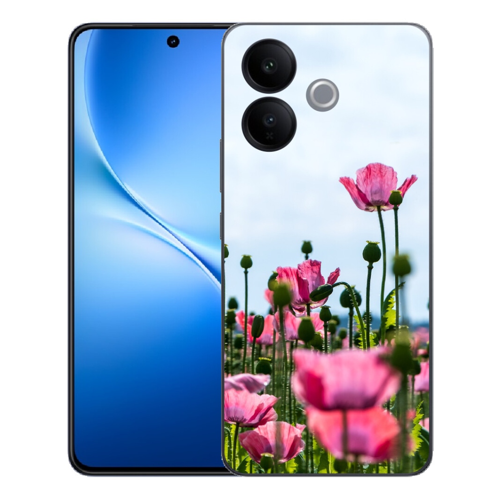 Gélový kryt mmCase na Vivo V70 Lite 5G - vlčí mak