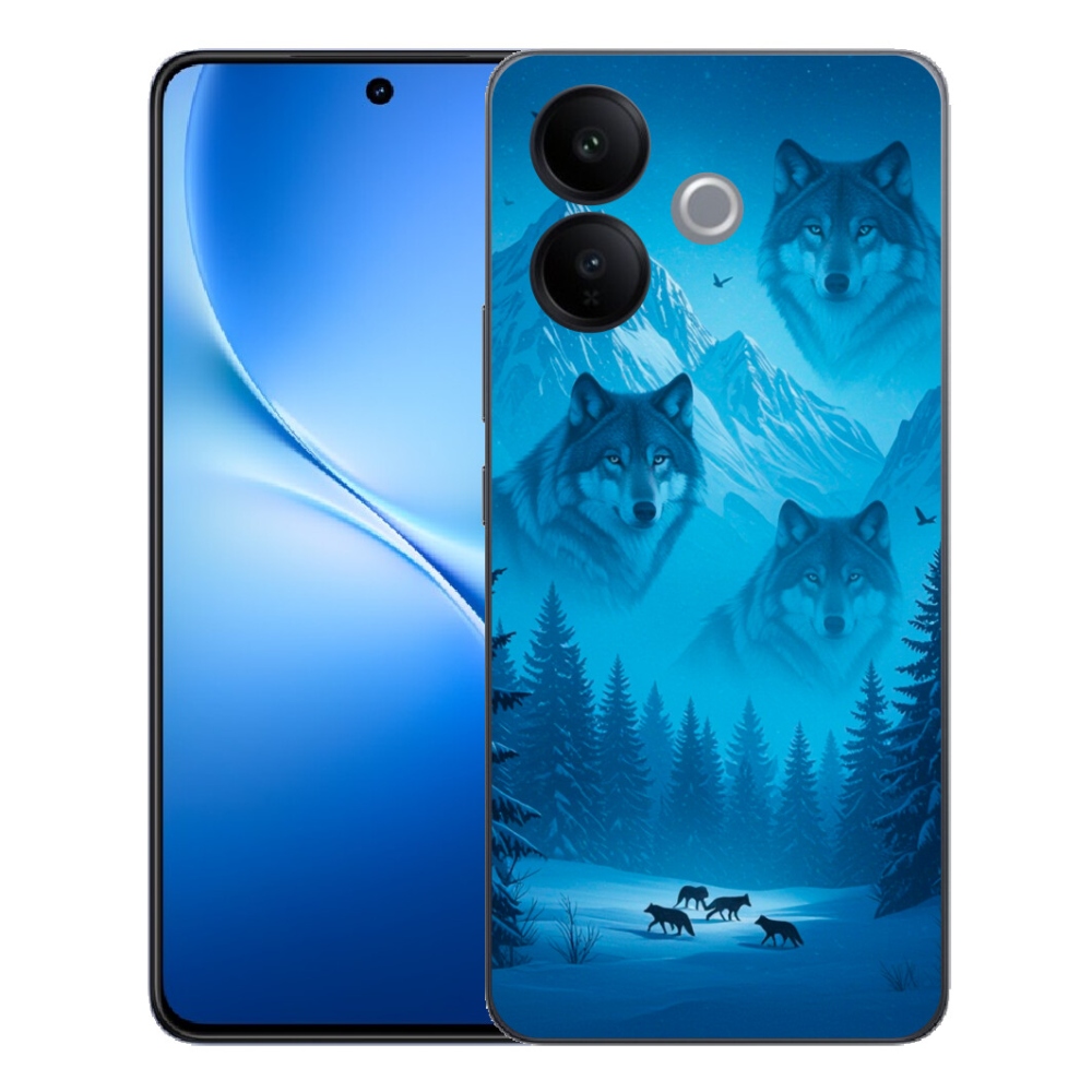 Gélový kryt mmCase na Vivo V70 Lite 5G - vlčia svorka