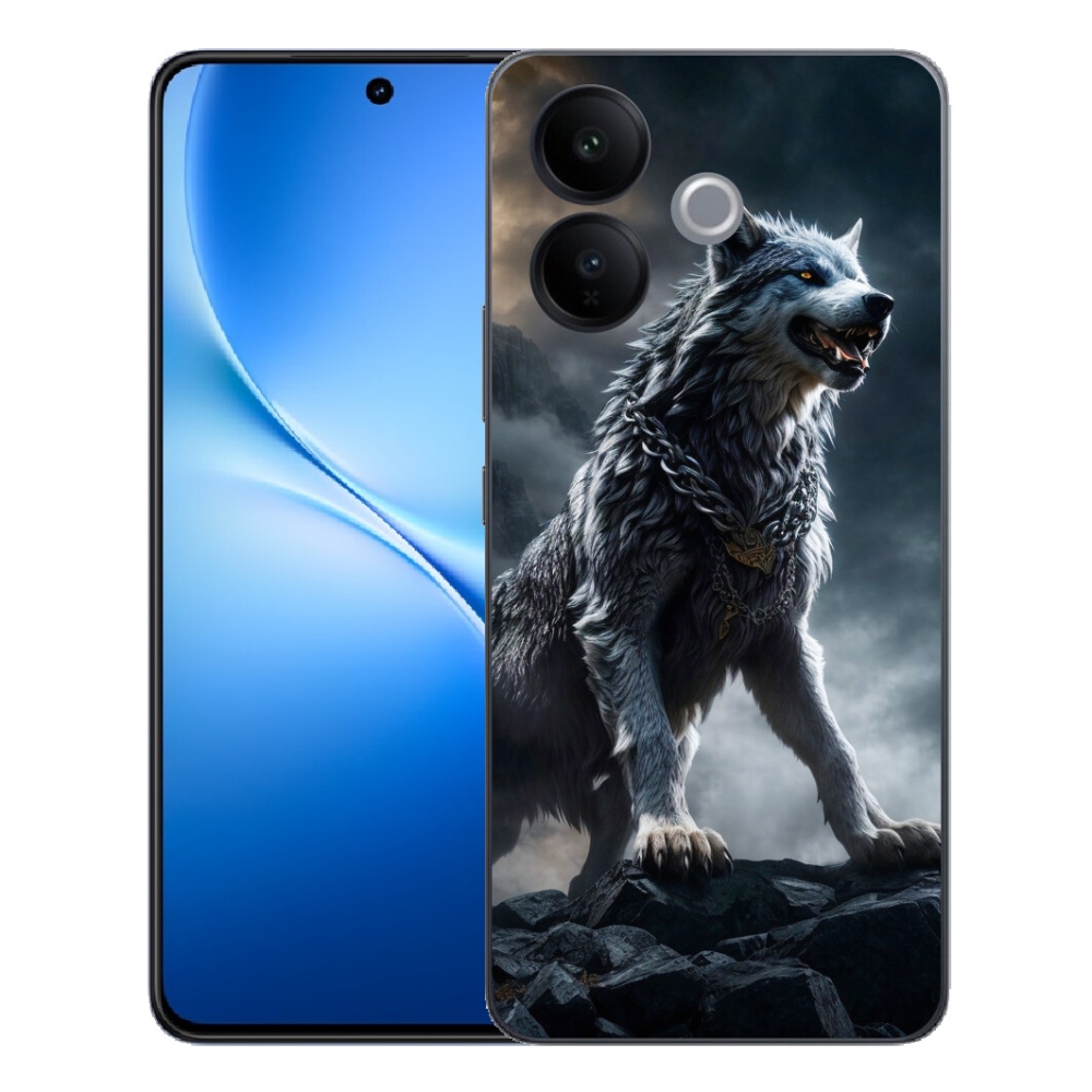 Gélový kryt mmCase na Vivo V70 Lite 5G - vlk 1