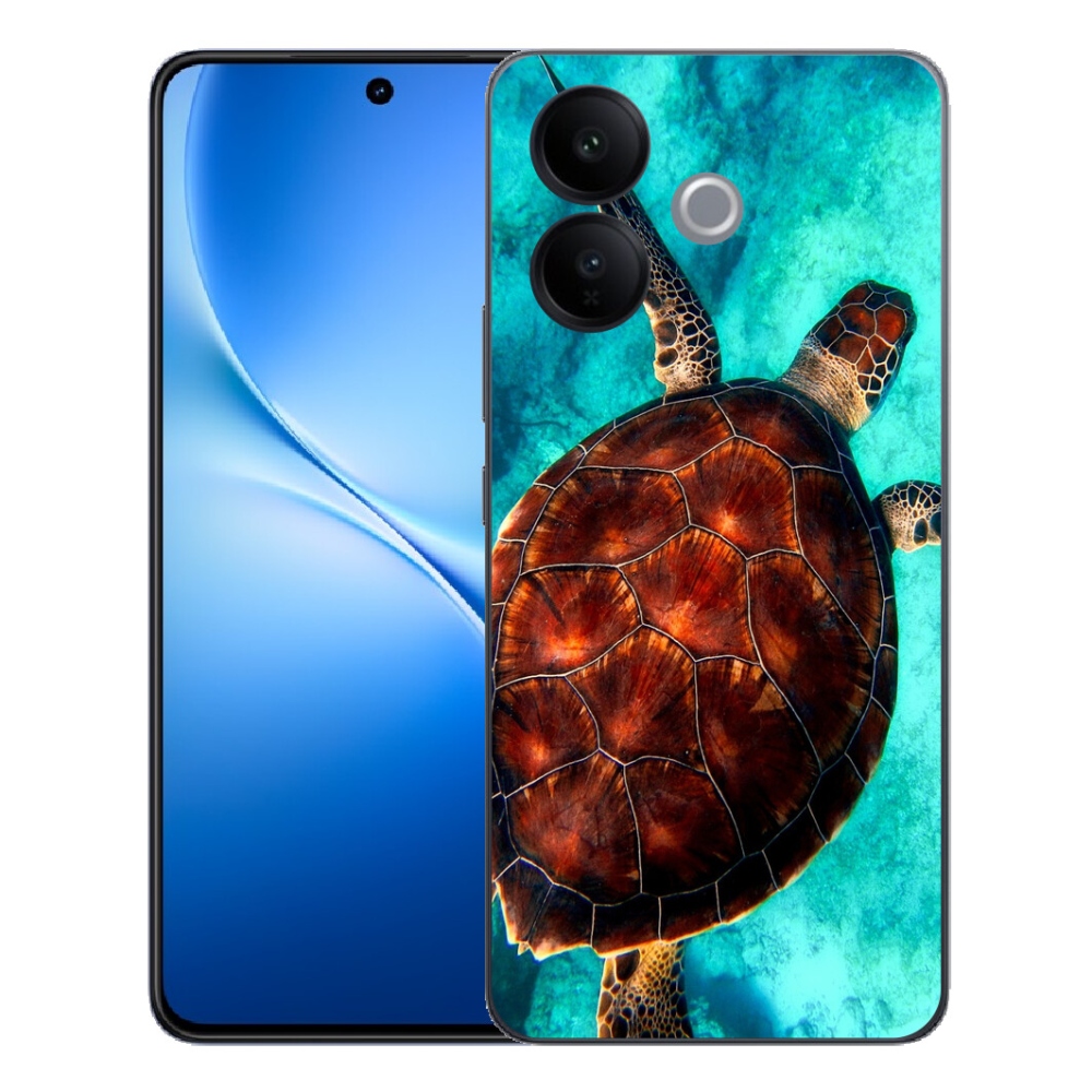 Gélový kryt mmCase na Vivo V70 Lite 5G - korytnačka
