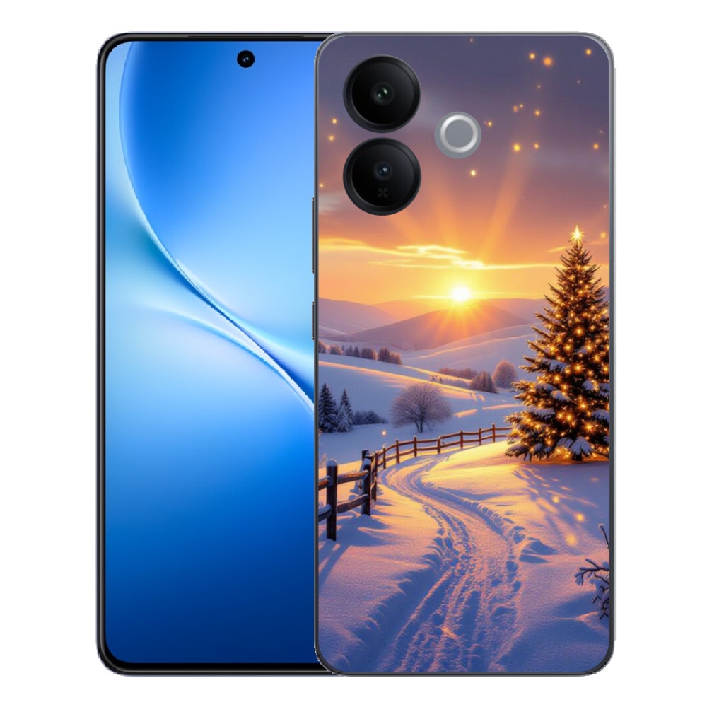 Gélový kryt mmCase na Vivo V70 Lite 5G - zimná krajina