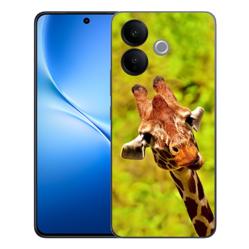 Gélový kryt mmCase na Vivo V70 Lite 5G - žirafa