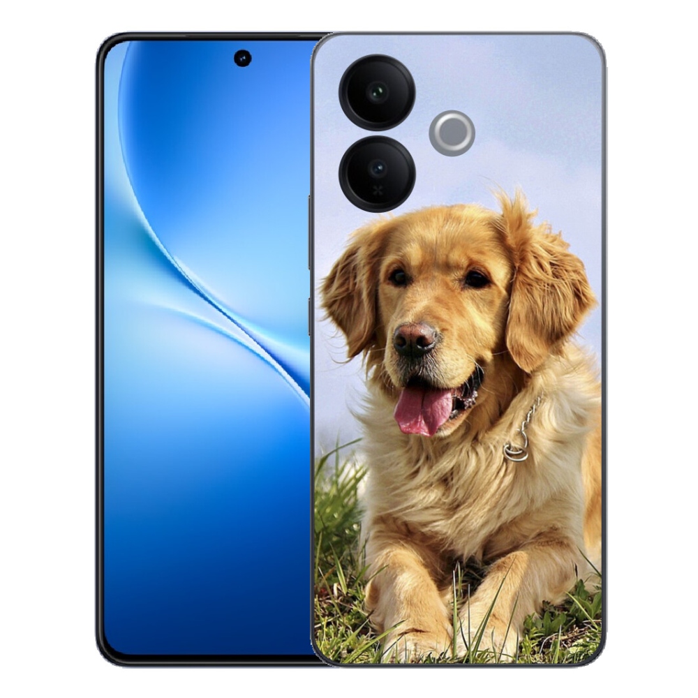 Gélový kryt mmCase na Vivo V70 Lite 5G - zlatý retriever