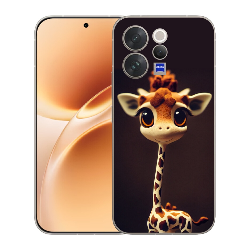 Gélový kryt mmCase na Vivo V70 - malá žirafa
