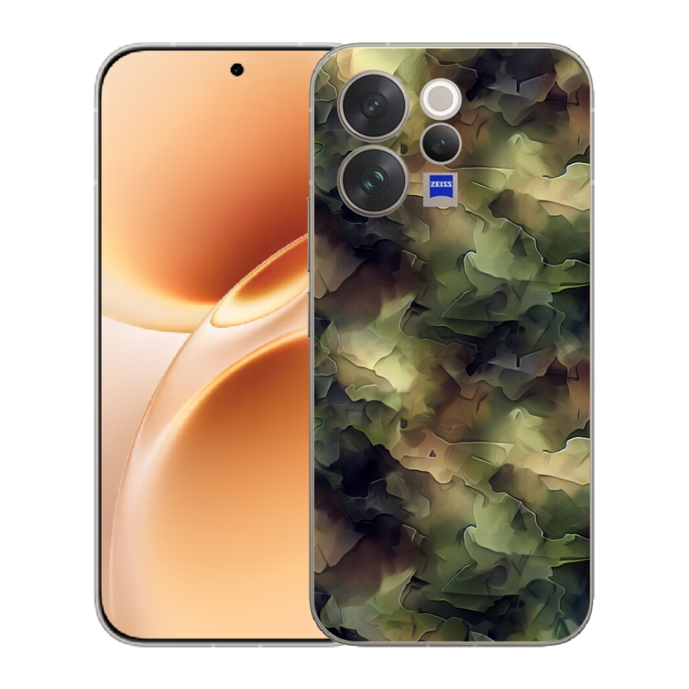 Gélový kryt mmCase na Vivo V70 - maskáčový vzor 10