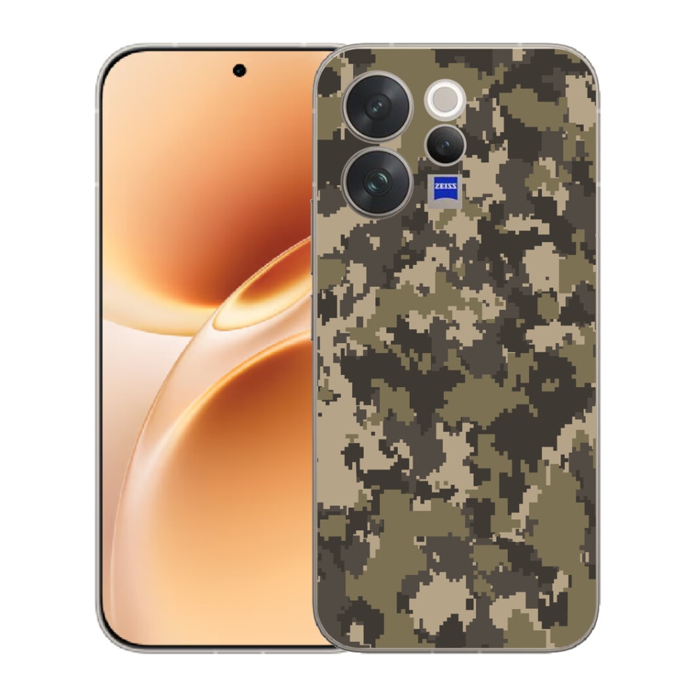 Gélový kryt mmCase na Vivo V70 - maskáčový vzor 12