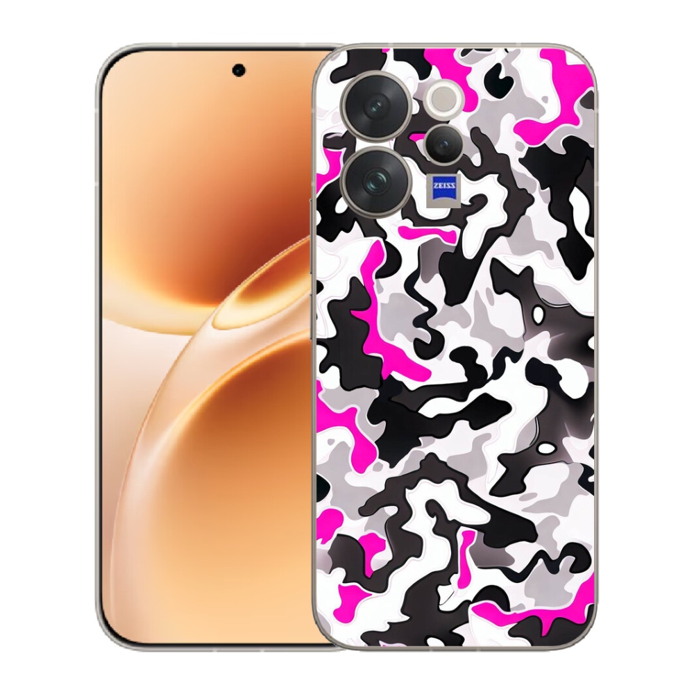 Gélový kryt mmCase na Vivo V70 - maskáčový vzor 5