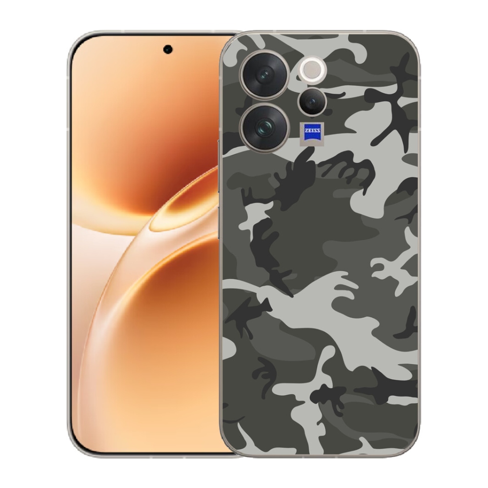 Gélový kryt mmCase na Vivo V70 - maskáčový vzor
