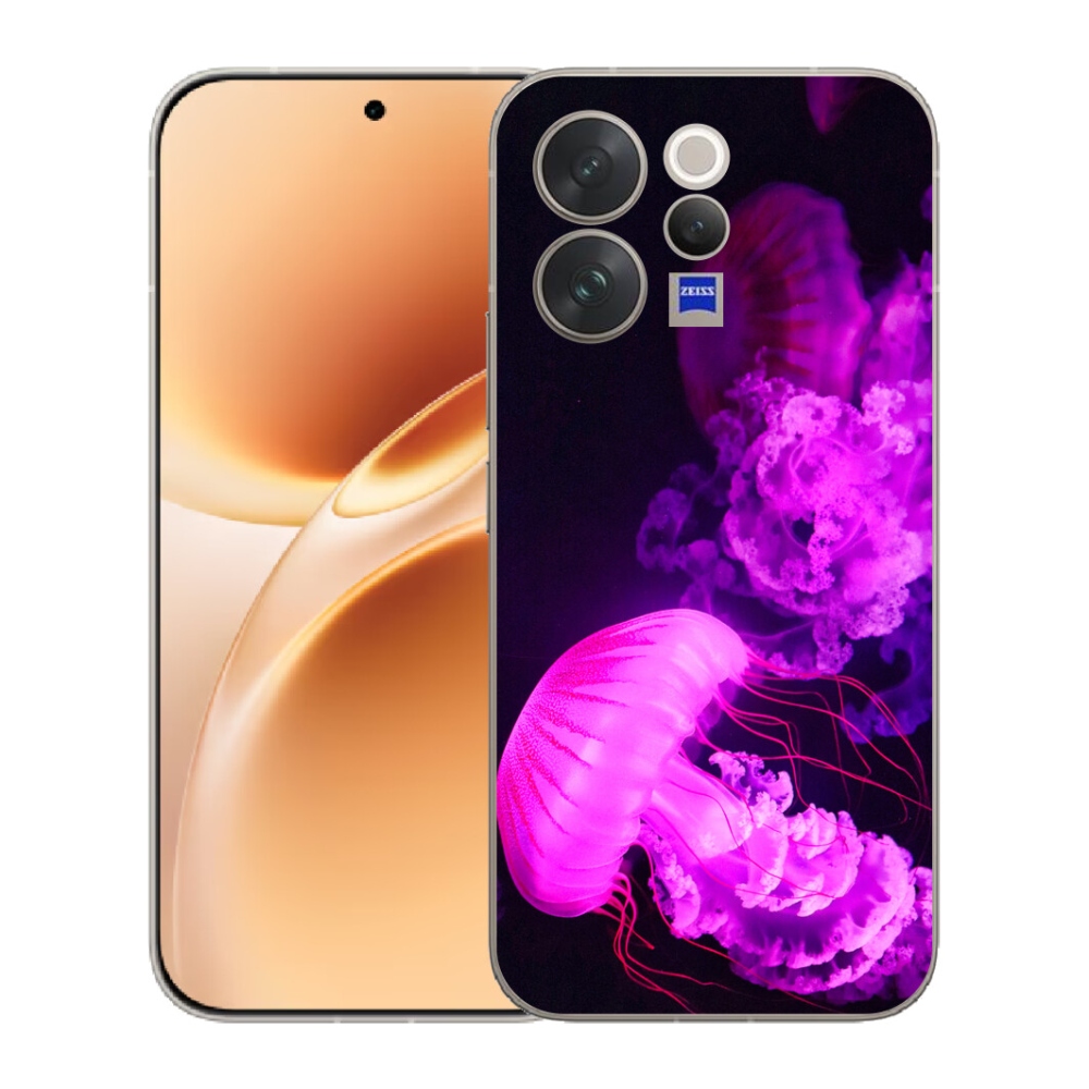 Gélový kryt mmCase na Vivo V70 - medúza 1