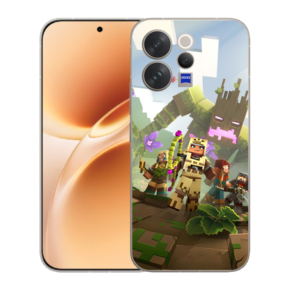 Gélový kryt mmCase na Vivo V70 - minecraft 1