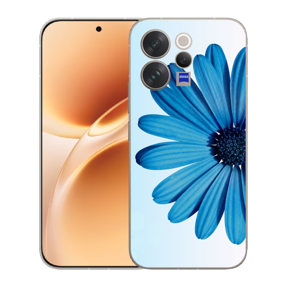 Gélový kryt mmCase na Vivo V70 - modrá margaréta