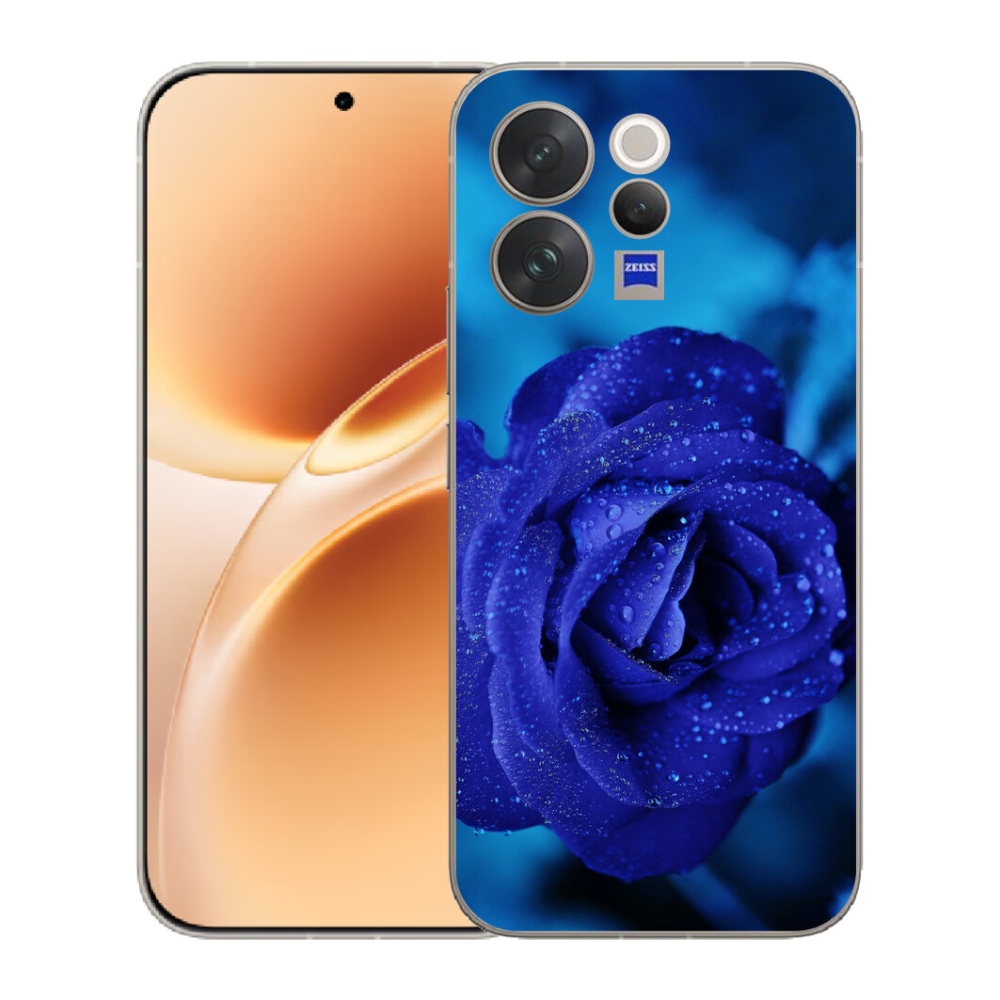 Gélový kryt mmCase na Vivo V70 - modrá ruža