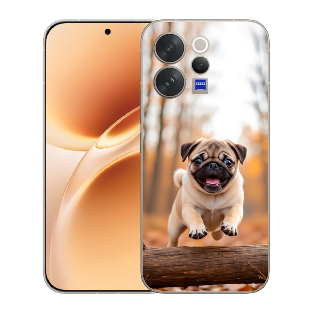 Gélový kryt mmCase na Vivo V70 - mops 2