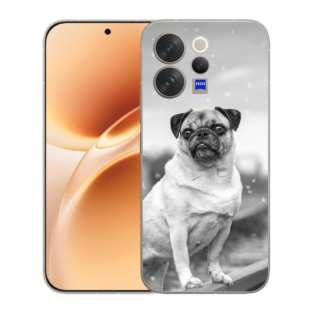 Gélový kryt mmCase na Vivo V70 - mops
