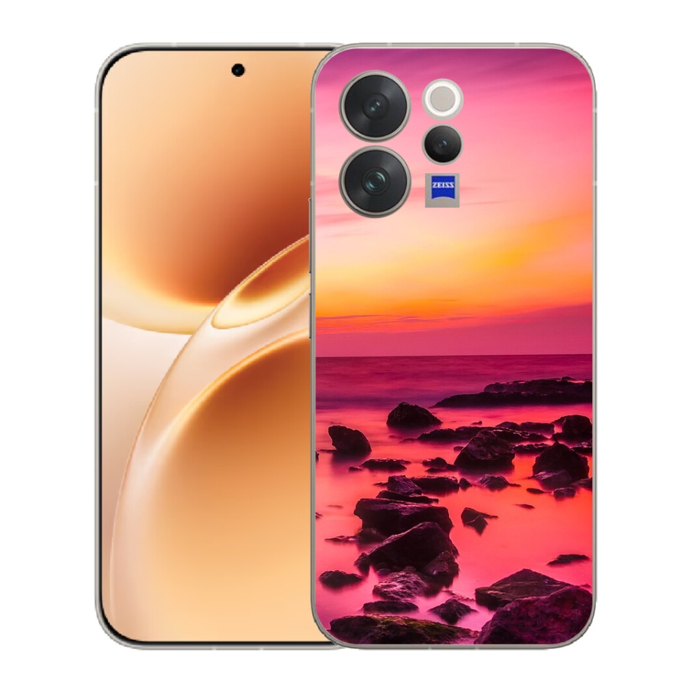 Gélový kryt mmCase na Vivo V70 - more a žiara