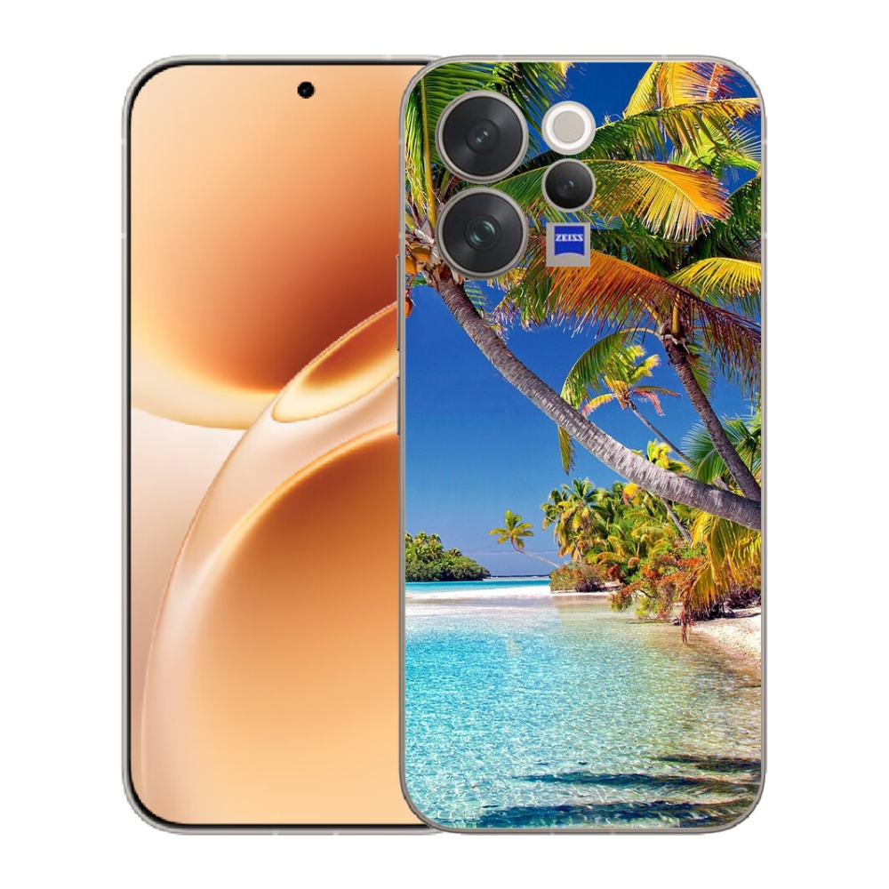 Gélový kryt mmCase na Vivo V70 - morská pláž