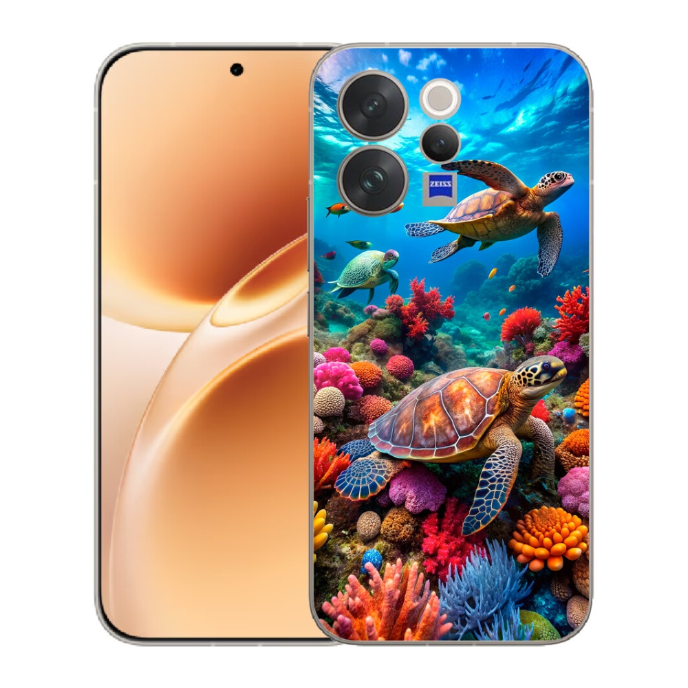 Gélový kryt mmCase na Vivo V70 - morský svet 2
