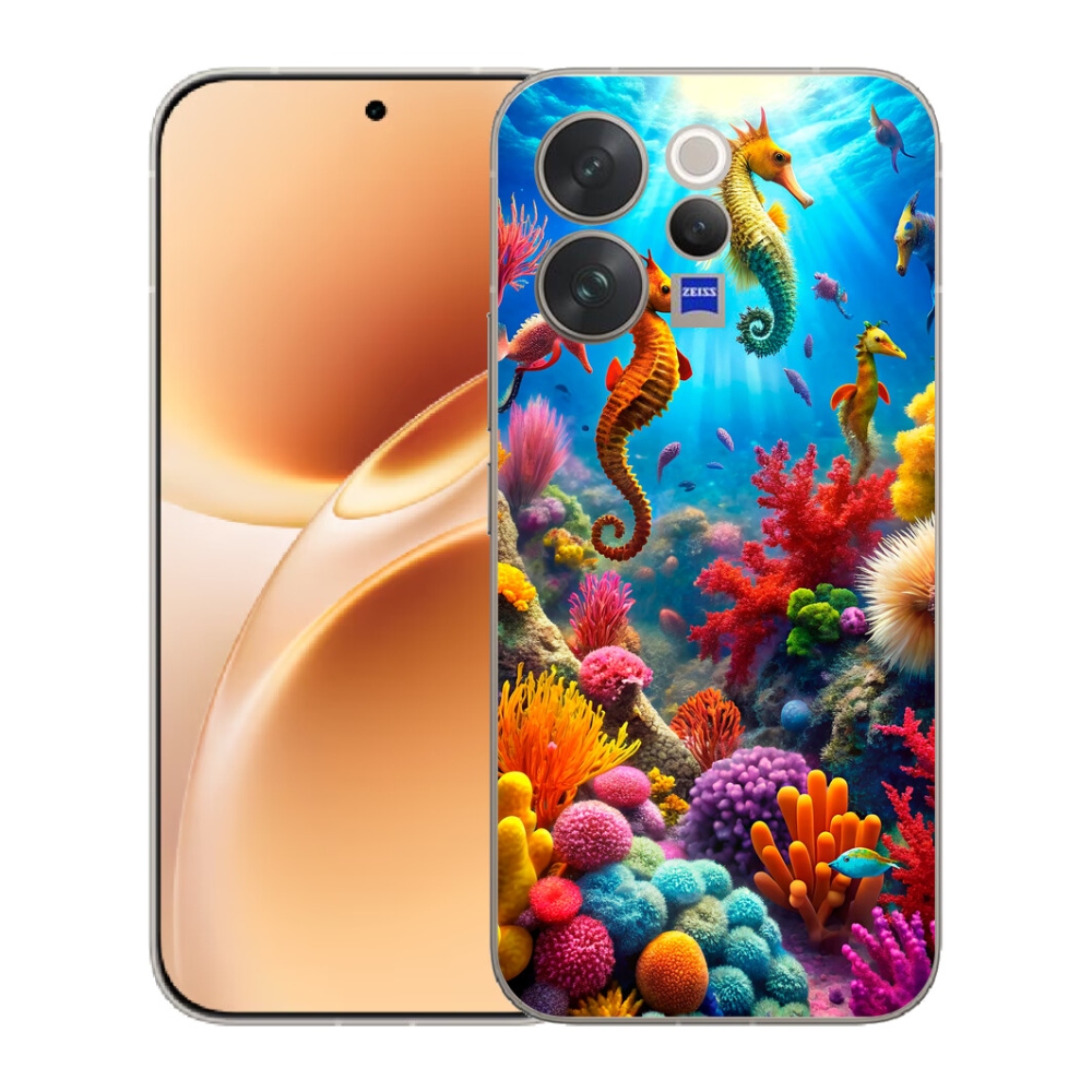 Gélový kryt mmCase na Vivo V70 - morský svet 3