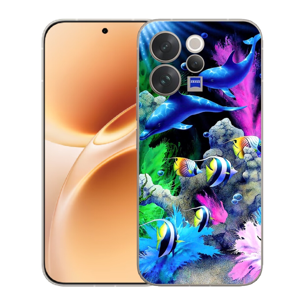 Gélový kryt mmCase na Vivo V70 - morský svet