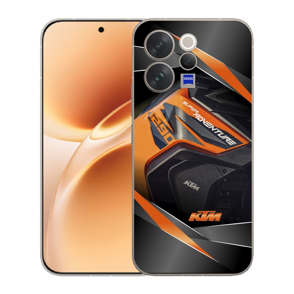 Gélový kryt mmCase na Vivo V70 - motorka ktm