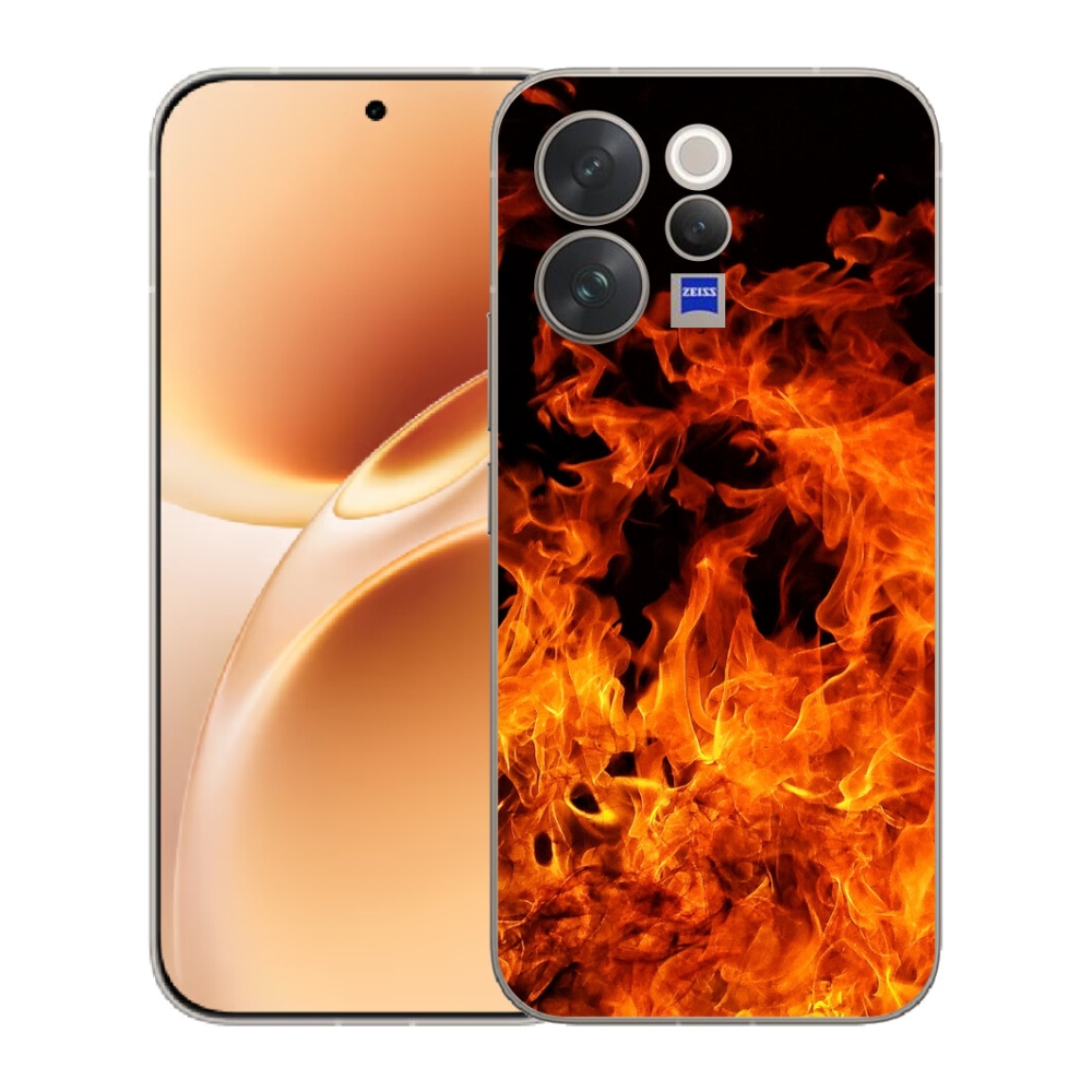 Gélový kryt mmCase na Vivo V70 - muzikant a oheň