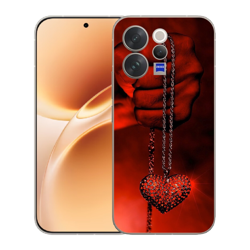 Gélový kryt mmCase na Vivo V70 - náhrdelník