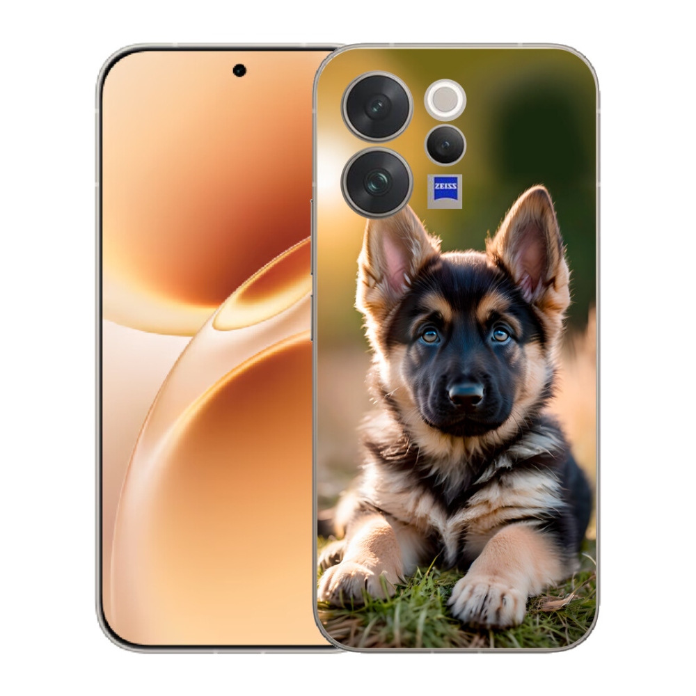 Gélový kryt mmCase na Vivo V70 - nemecký ovčiak v prírode