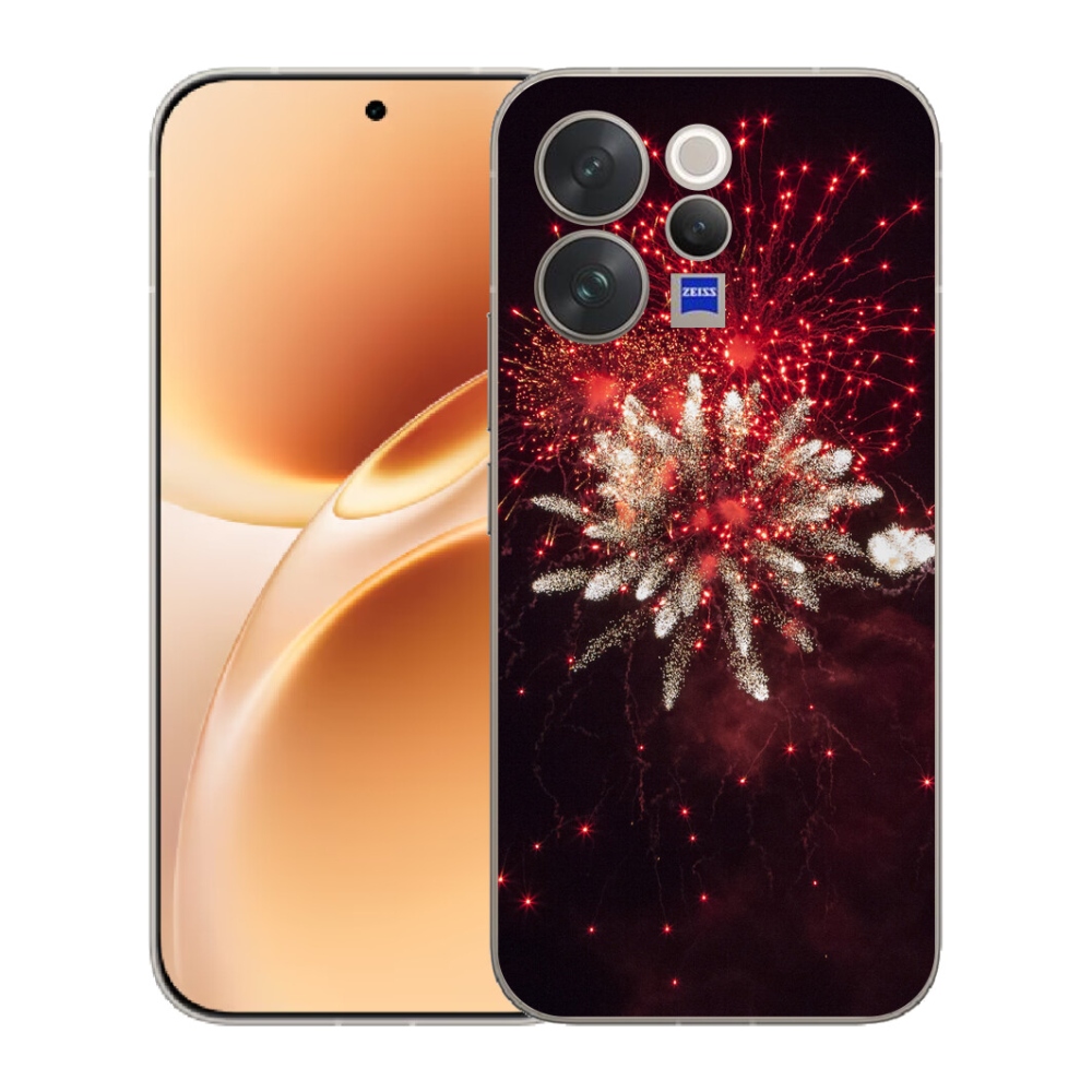 Gélový kryt mmCase na Vivo V70 - ohňostroj