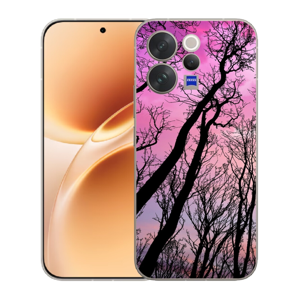 Gélový kryt mmCase na Vivo V70 - opadané stromy