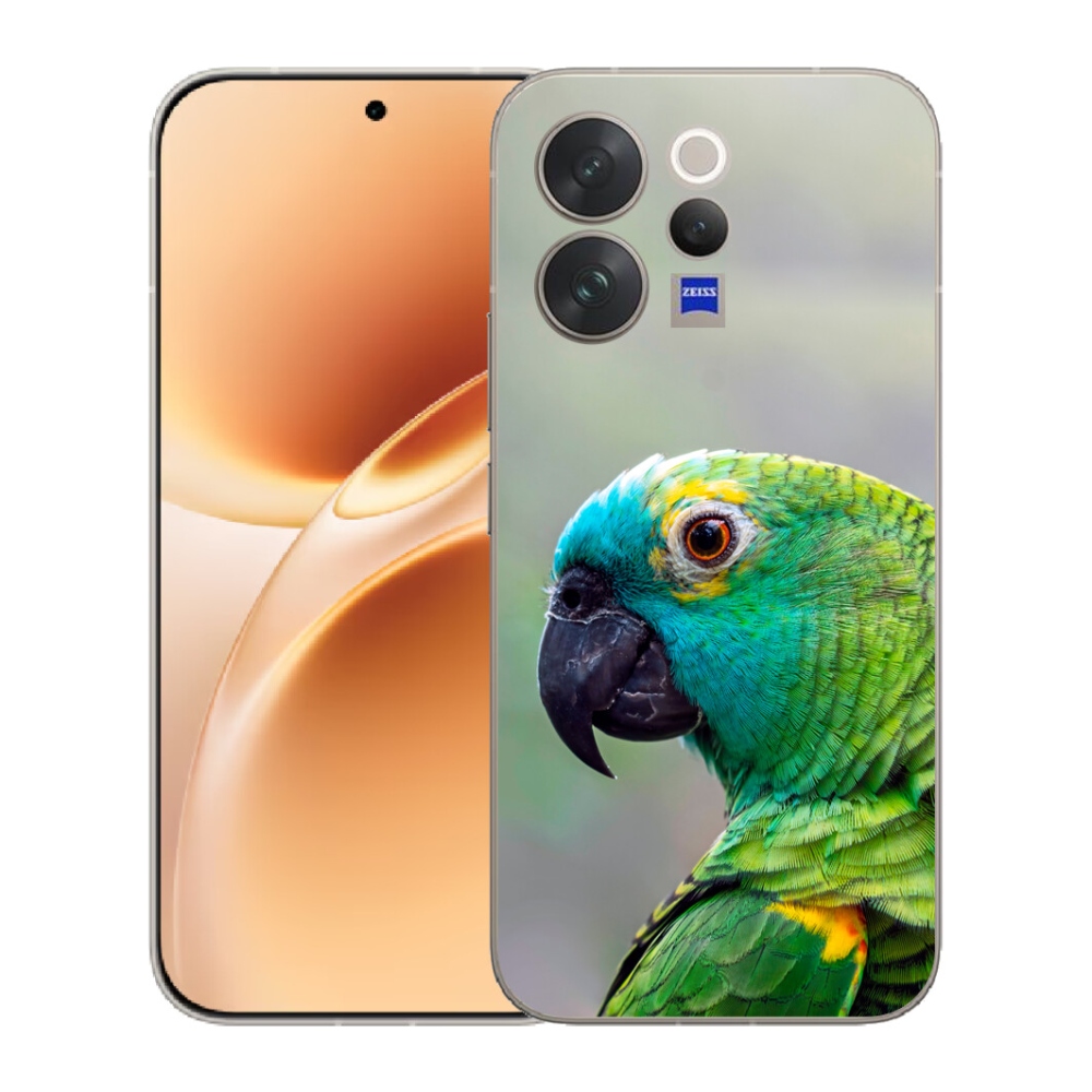Gélový kryt mmCase na Vivo V70 - papagáj amazoňan