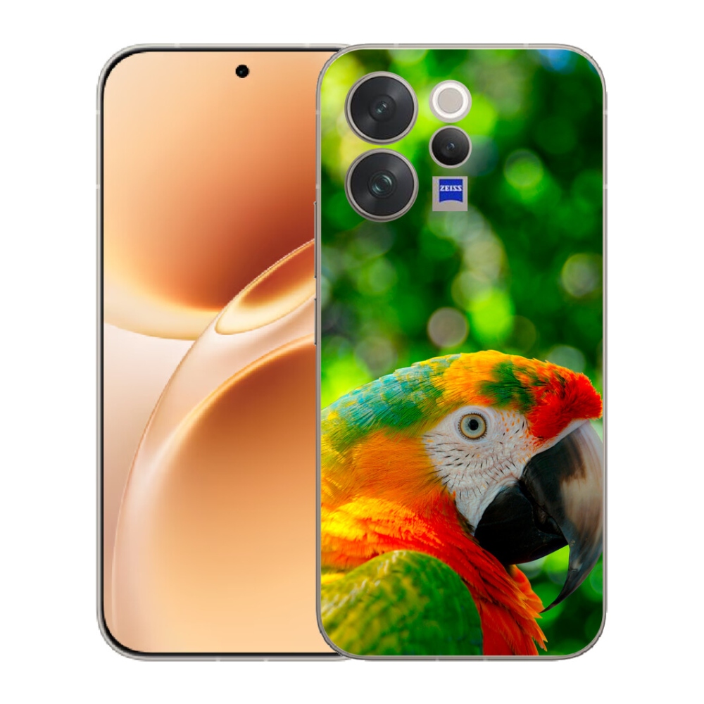 Gélový kryt mmCase na Vivo V70 - papagáj ara 3