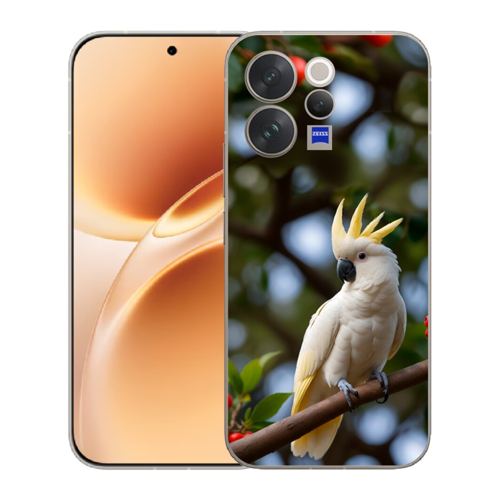 Gélový kryt mmCase na Vivo V70 - papagáj kakadu 3