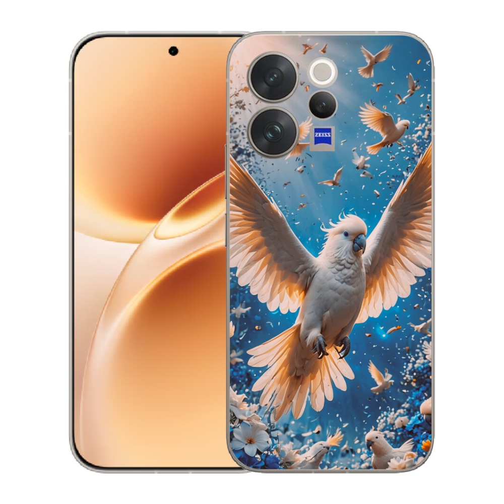 Gélový kryt mmCase na Vivo V70 - papagáj kakadu