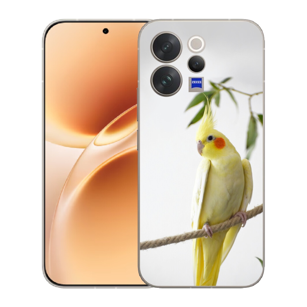 Gélový kryt mmCase na Vivo V70 - papagáj korela chocholatá