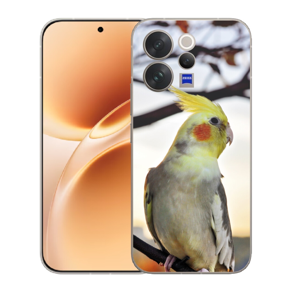 Gélový kryt mmCase na Vivo V70 - papagáj korela