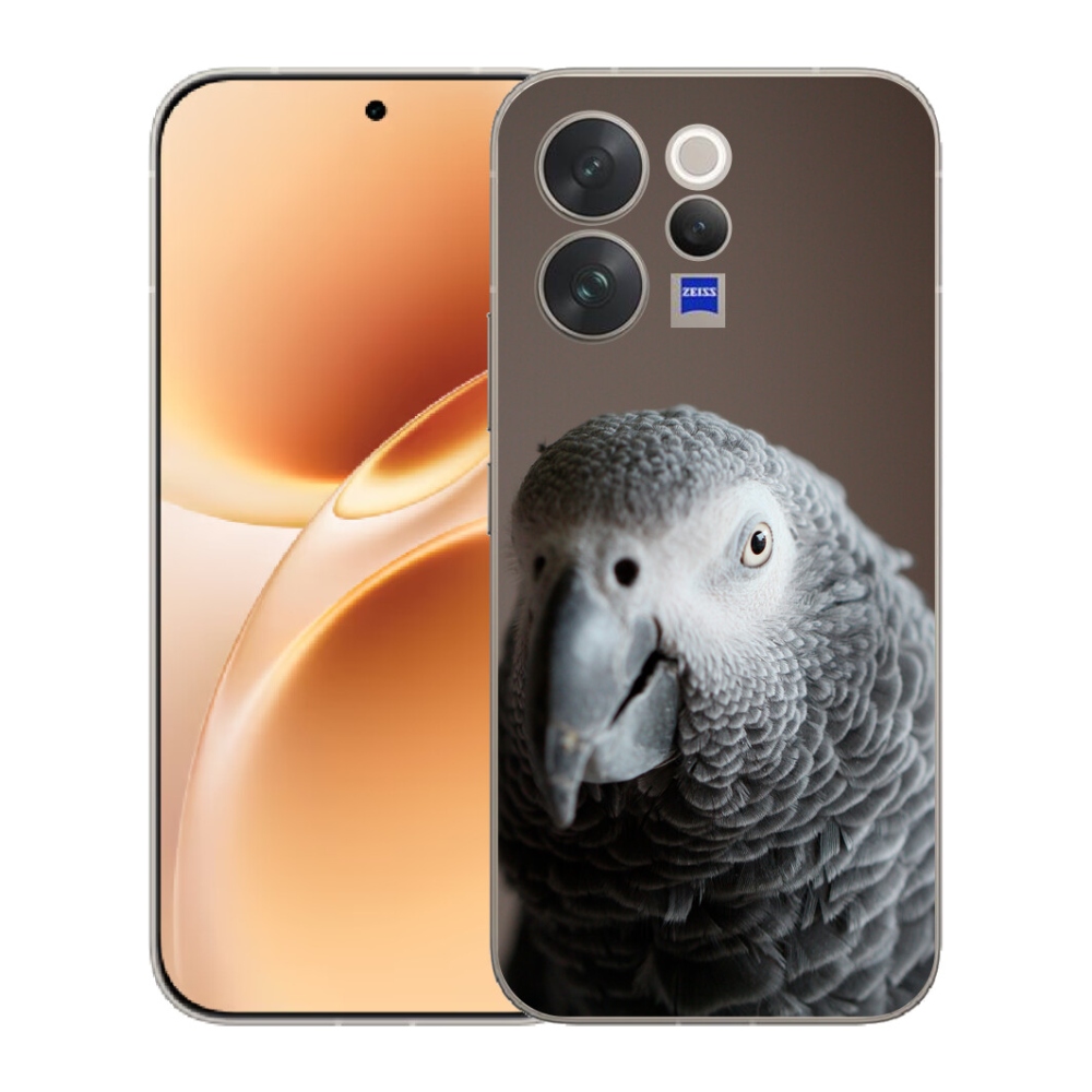 Gélový kryt mmCase na Vivo V70 - papagáj žako 2