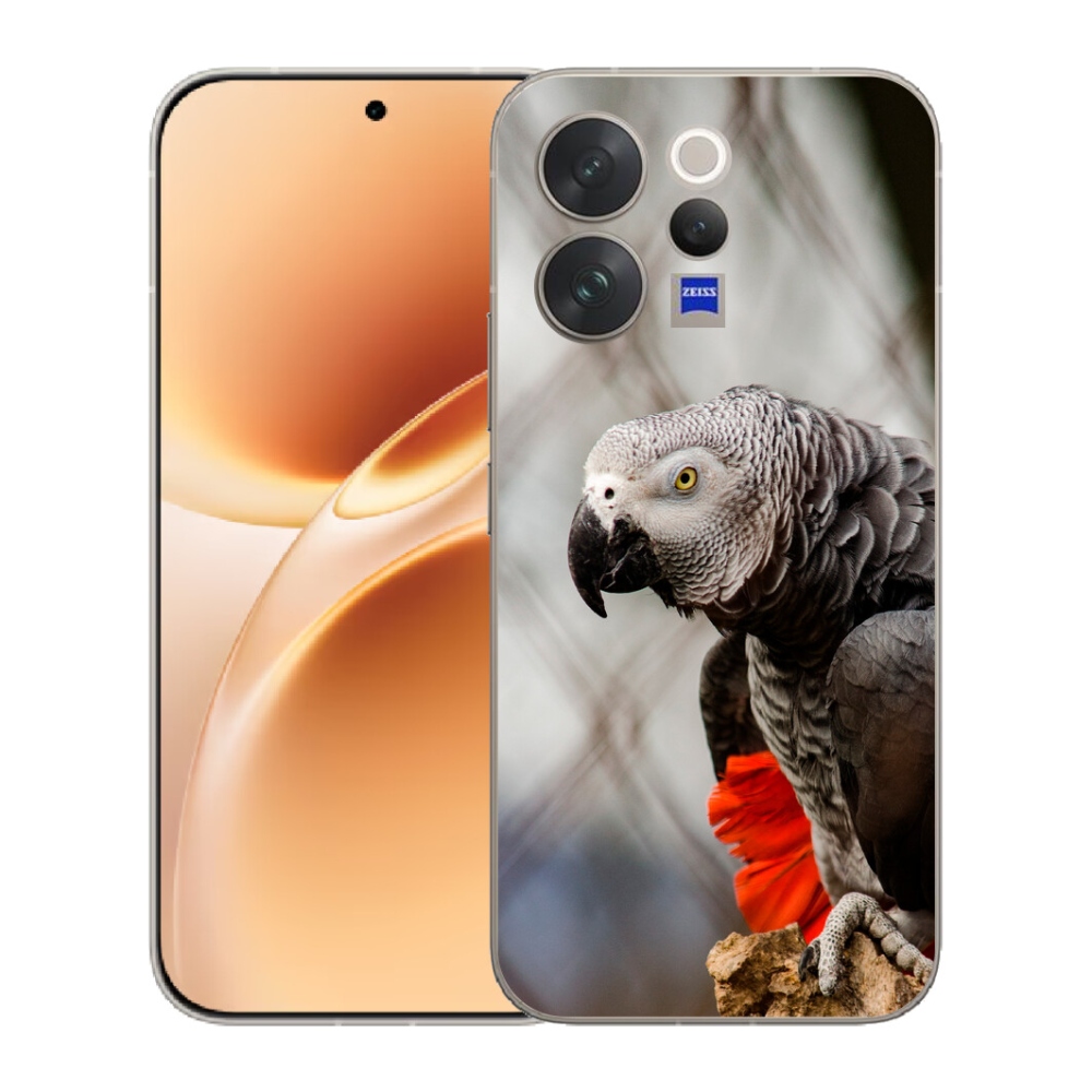 Gélový kryt mmCase na Vivo V70 - papagáj žako 3