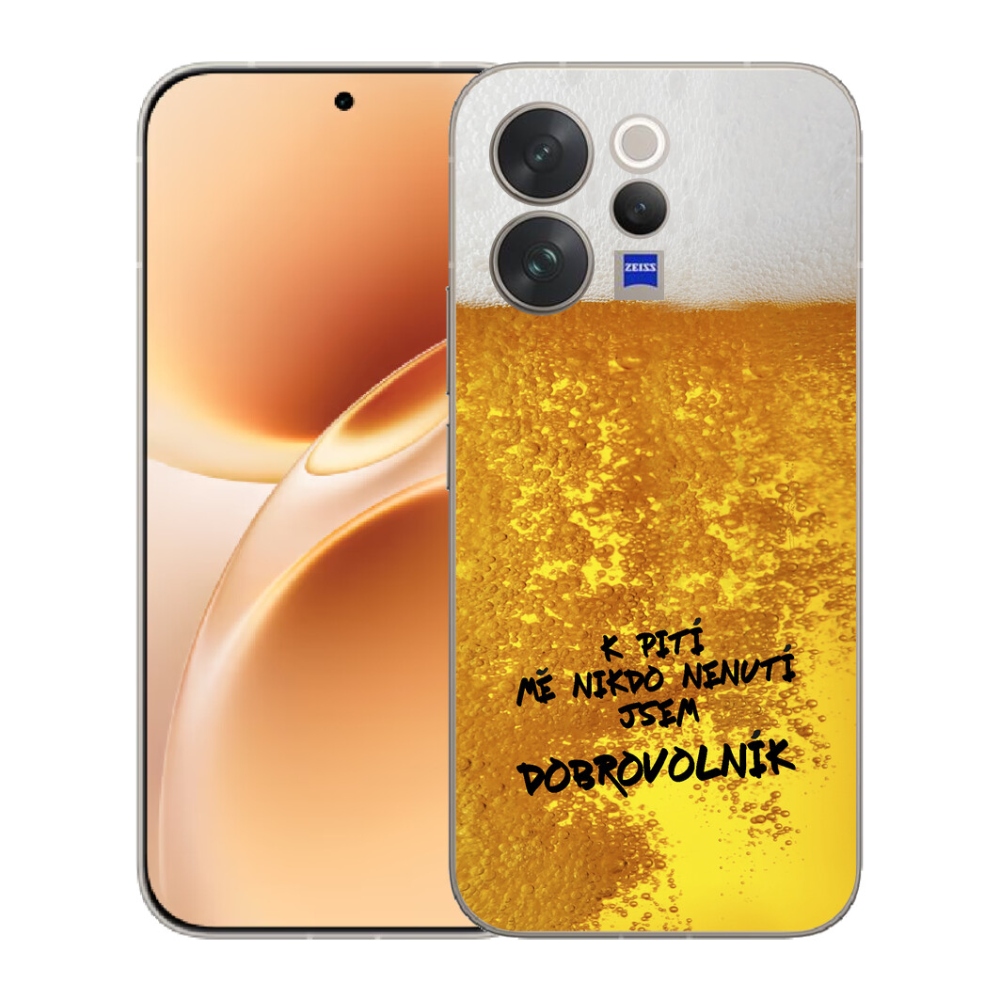Gélový kryt mmCase na Vivo V70 - pivný motív 4