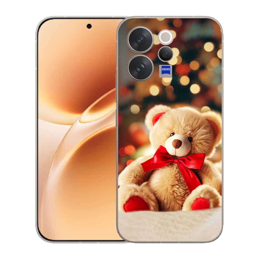 Gélový kryt mmCase na Vivo V70 - plyšový medvedík